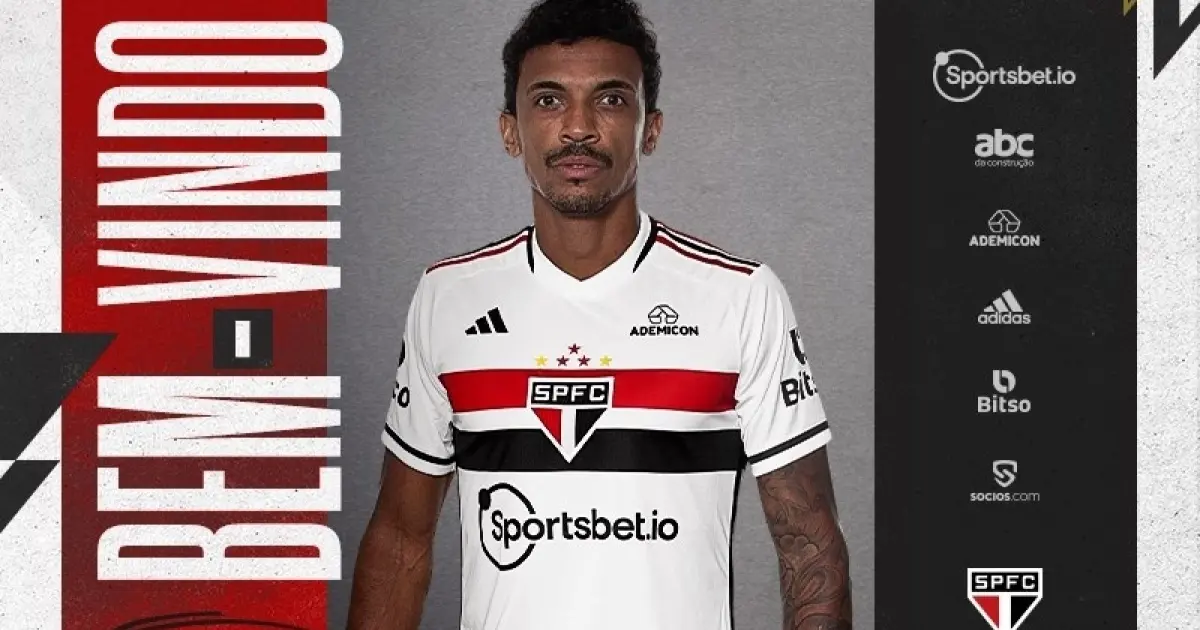 São anuncia a contratação do volante Luiz Gustavo para a temporada de 2024