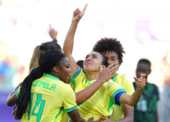 Brasil vence a Nigéria em partida disputada pelas Olimpíadas de Paris