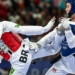 Maria Clara Pacheco é eliminada e busca repescagem no taekwondo