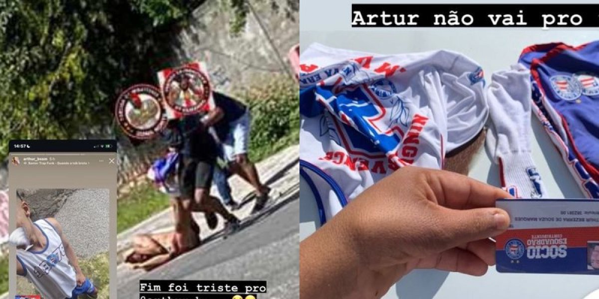 Membros de organizada do Vitória agridem e roubam cartão de sócio de tricolor