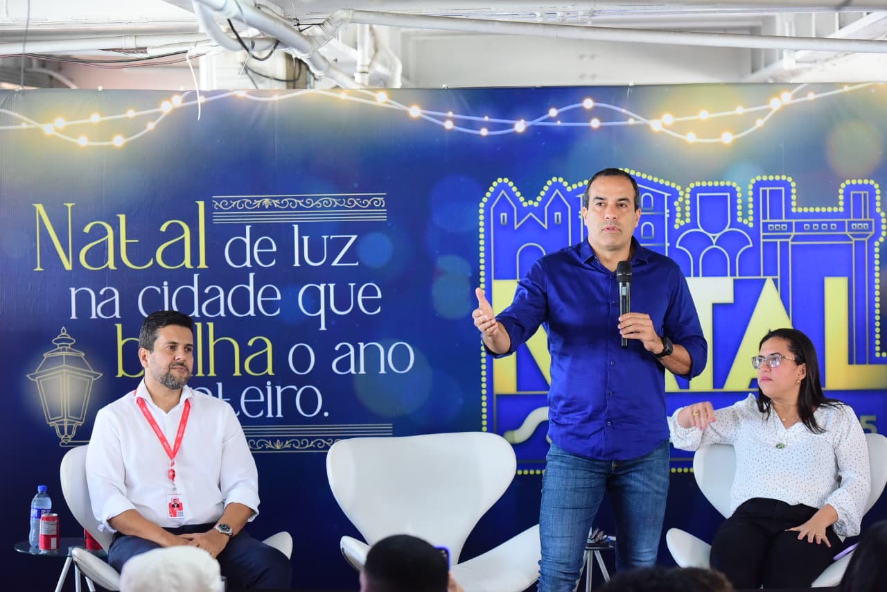 Natal Salvador 2025 terá corredor de luz inédito e decoração ampliada no Centro Histórico a partir de 5 de dezembro