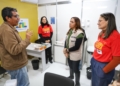 Secretária Roberta Santana realiza vistoria em posto de testagem rápida para ISTs no São João de Amargosa