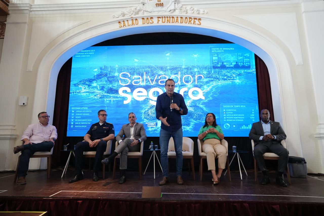 Salvador Segura: Prefeitura lança projeto que prevê uso de 10 mil câmeras e Inteligência Artificial para prevenção e combate à violência